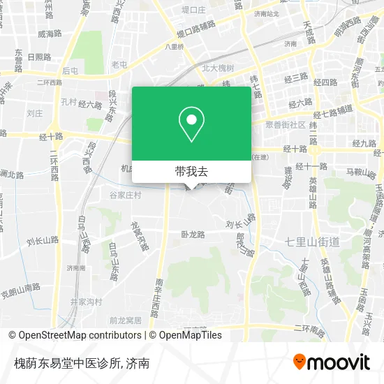 槐荫东易堂中医诊所地图
