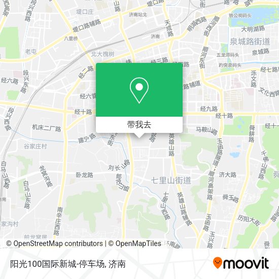 阳光100国际新城-停车场地图