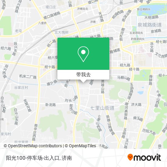 阳光100-停车场-出入口地图