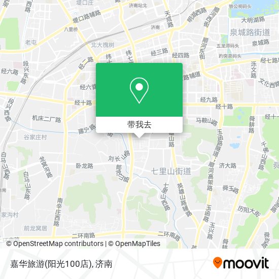 嘉华旅游(阳光100店)地图