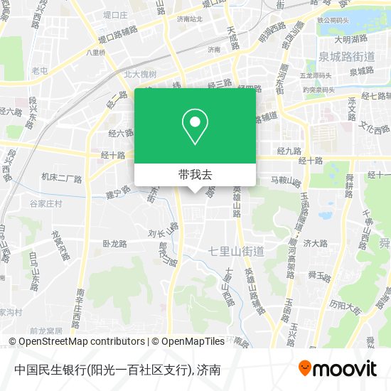中国民生银行(阳光一百社区支行)地图
