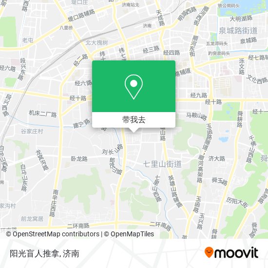 阳光盲人推拿地图