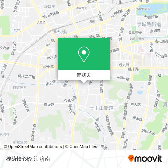 槐荫怡心诊所地图