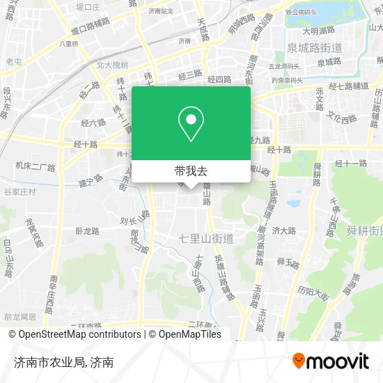 济南市农业局地图