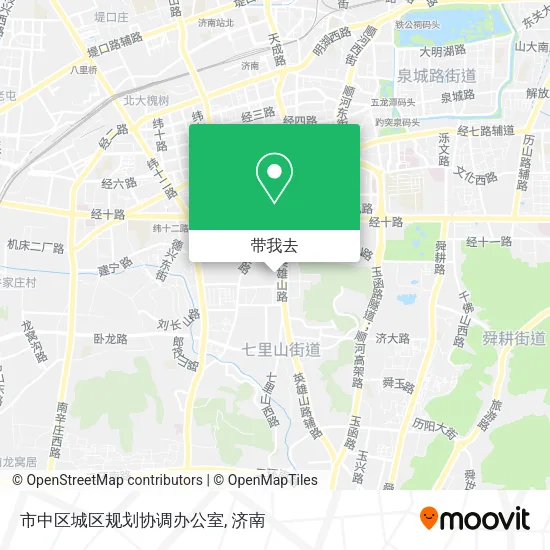 市中区城区规划协调办公室地图