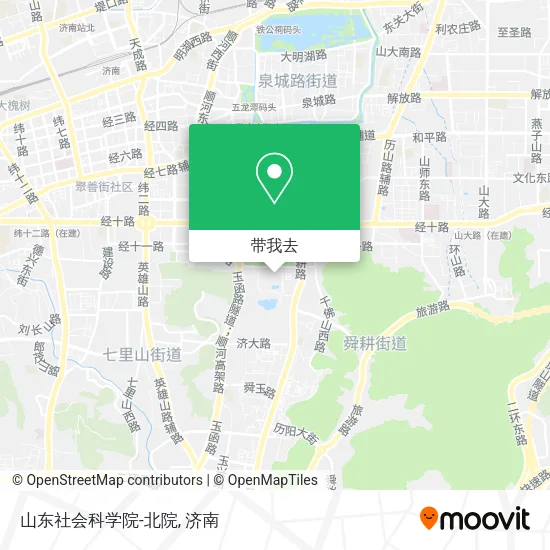 山东社会科学院-北院地图