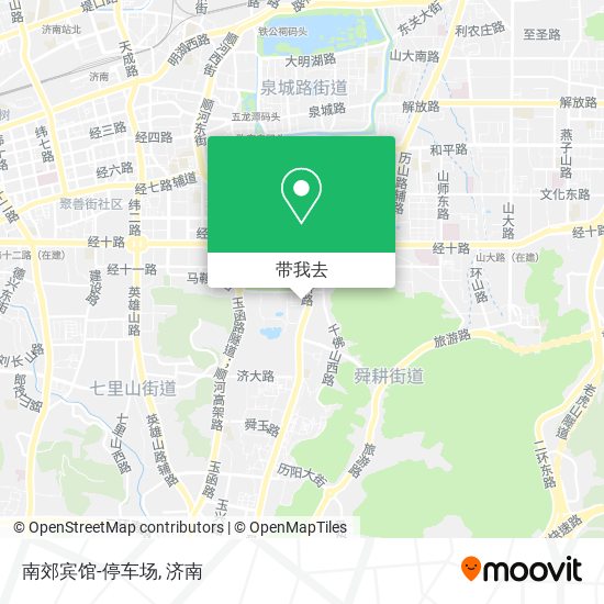 南郊宾馆-停车场地图