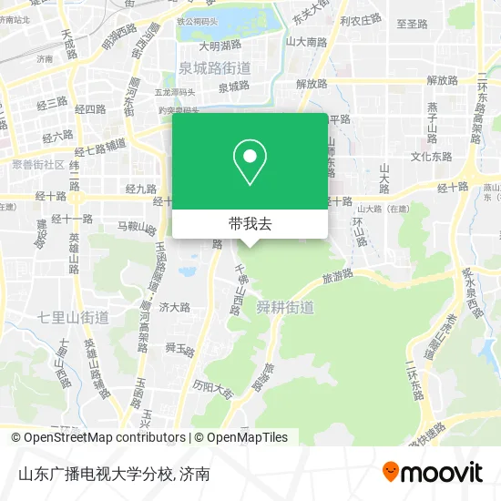 山东广播电视大学分校地图