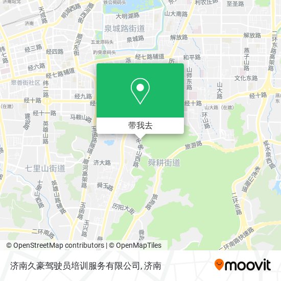 济南久豪驾驶员培训服务有限公司地图