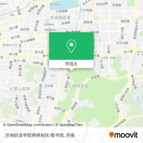 济南职业学院舜耕校区-图书馆地图