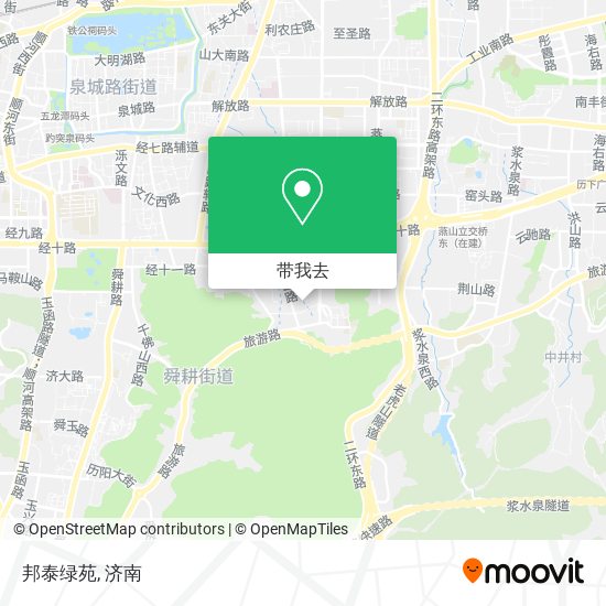 邦泰绿苑地图