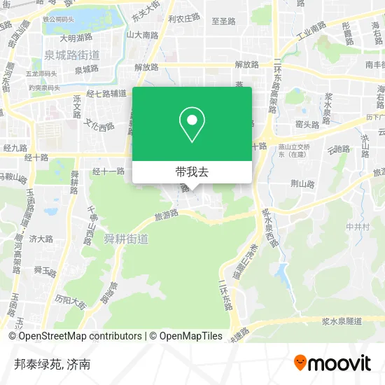 邦泰绿苑地图