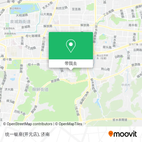 统一银座(开元店)地图