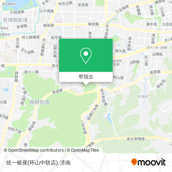 统一银座(环山中联店)地图