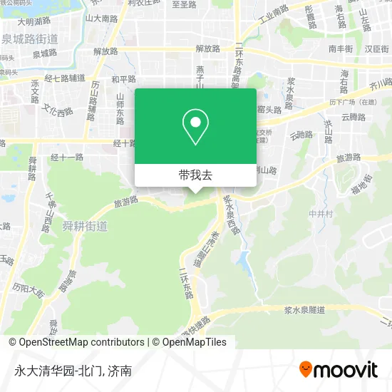 永大清华园-北门地图