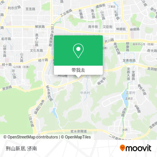 荆山新居地图