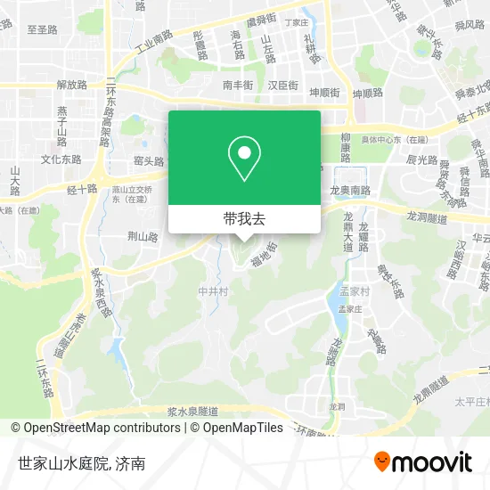 世家山水庭院地图