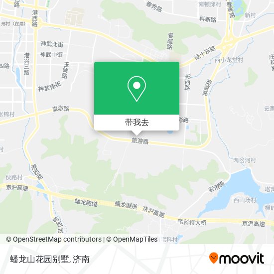 蟠龙山花园别墅地图