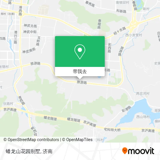 蟠龙山花园别墅地图
