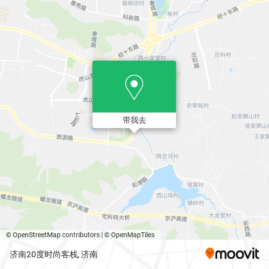 济南20度时尚客栈地图