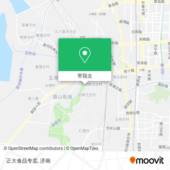 正大食品专卖地图