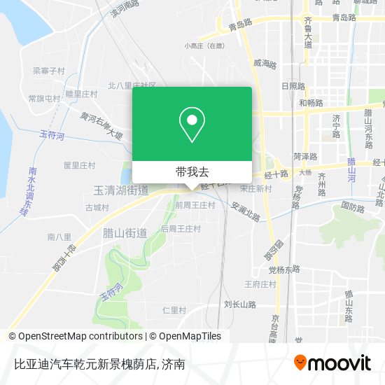 比亚迪汽车乾元新景槐荫店地图