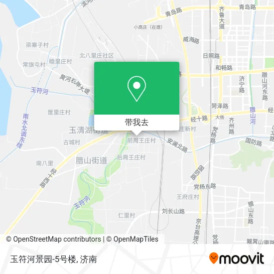 玉符河景园-5号楼地图