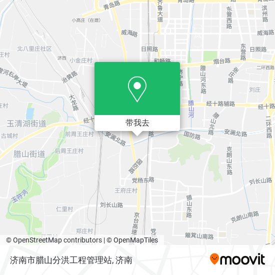 济南市腊山分洪工程管理站地图