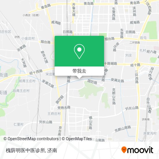 槐荫明医中医诊所地图