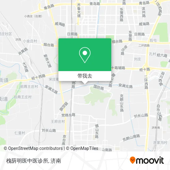 槐荫明医中医诊所地图