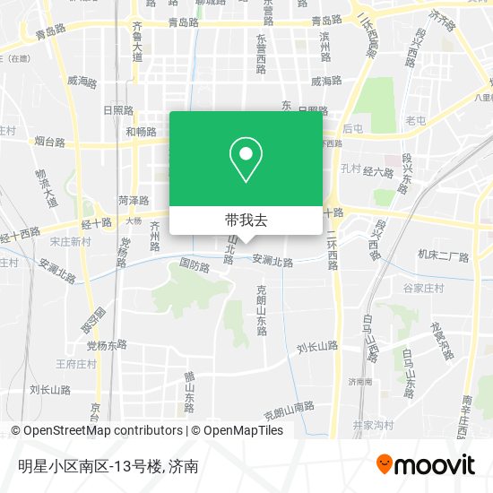 明星小区南区-13号楼地图