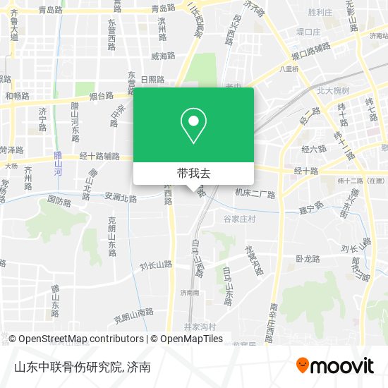 山东中联骨伤研究院地图