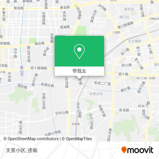 天景小区地图