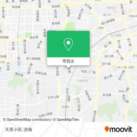 天景小区地图