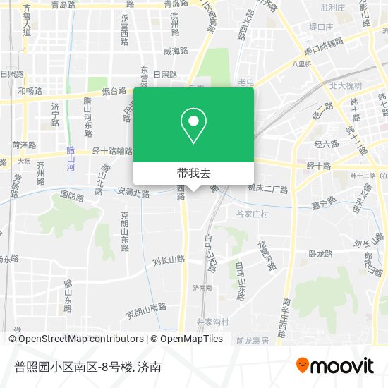 普照园小区南区-8号楼地图