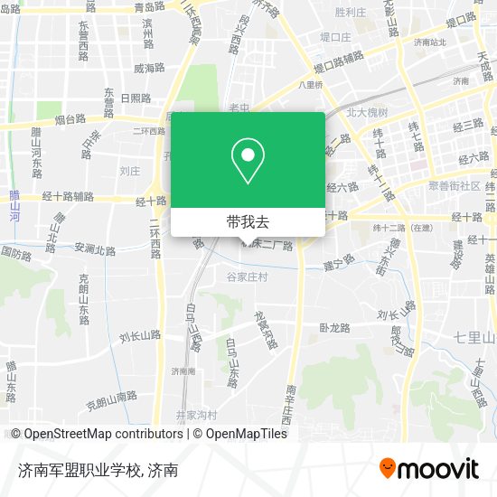 济南军盟职业学校地图
