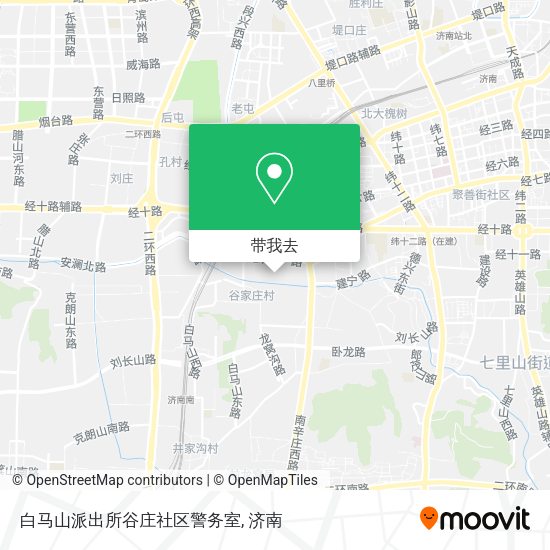 白马山派出所谷庄社区警务室地图