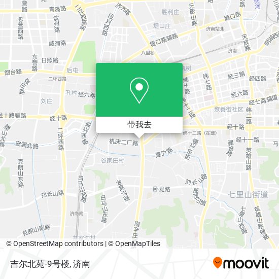 吉尔北苑-9号楼地图