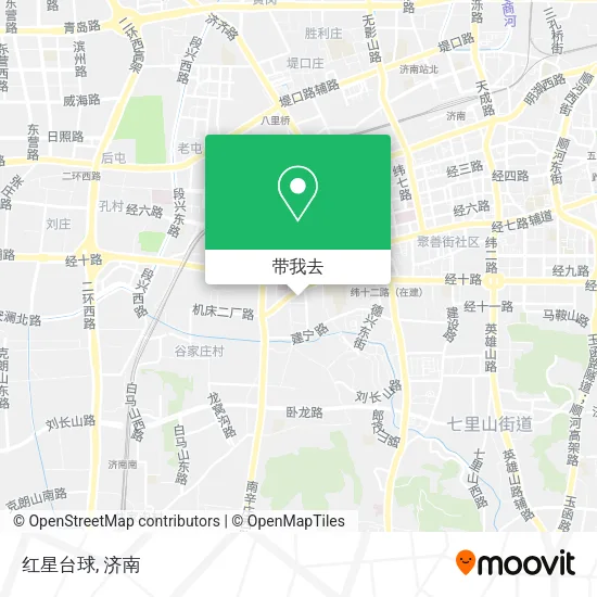 红星台球地图
