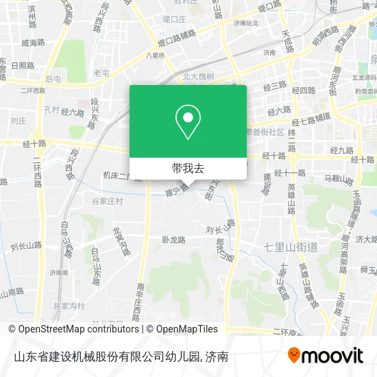 山东省建设机械股份有限公司幼儿园地图