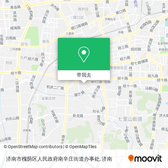 济南市槐荫区人民政府南辛庄街道办事处地图