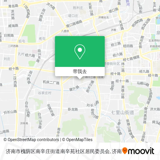 济南市槐荫区南辛庄街道南辛苑社区居民委员会地图