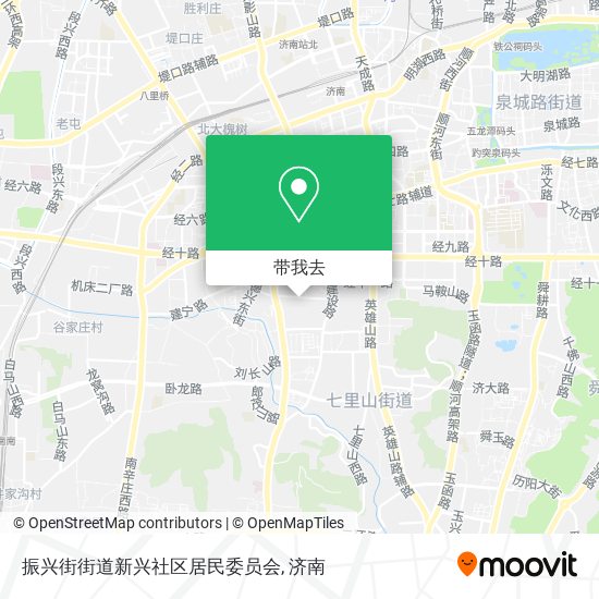 振兴街街道新兴社区居民委员会地图