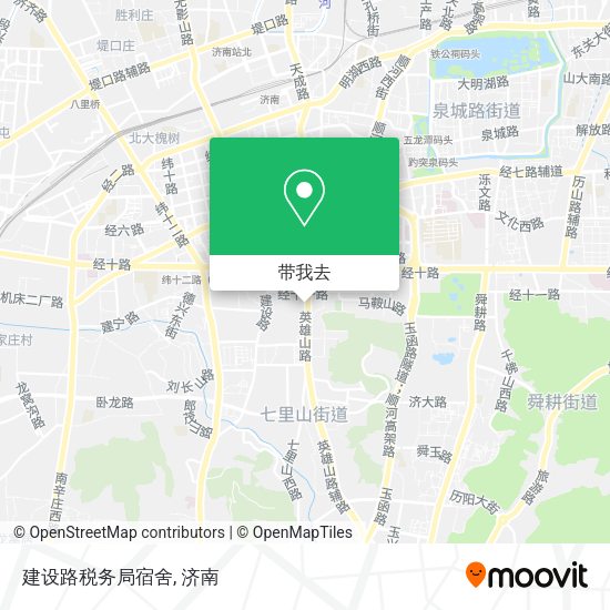 建设路税务局宿舍地图