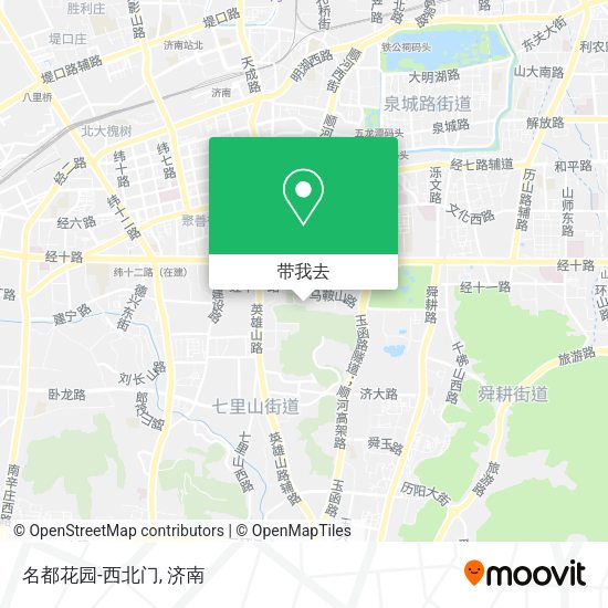 名都花园-西北门地图