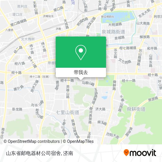 山东省邮电器材公司宿舍地图