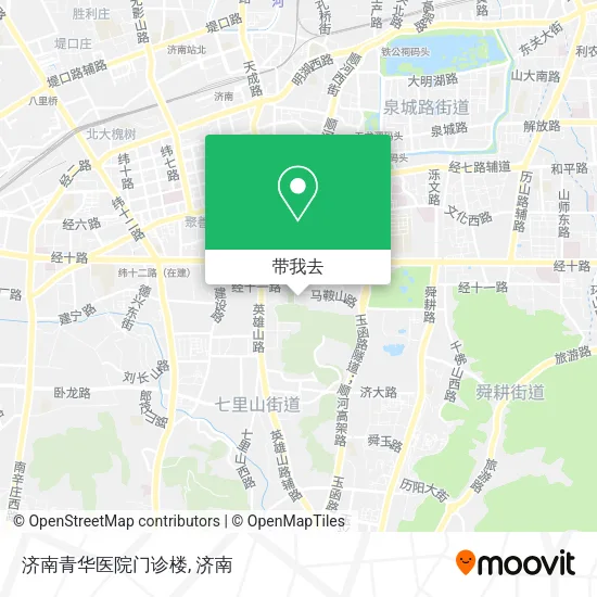 济南青华医院门诊楼地图