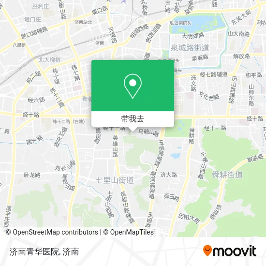 济南青华医院地图