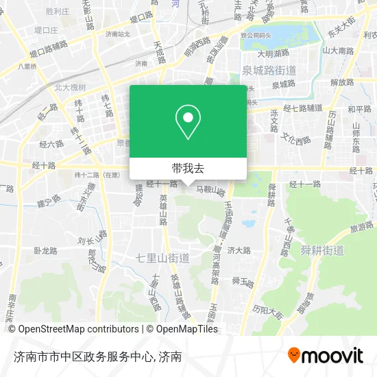 济南市市中区政务服务中心地图
