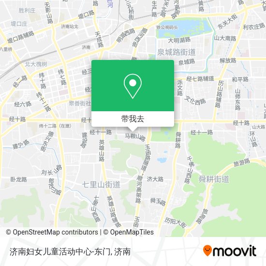 济南妇女儿童活动中心-东门地图